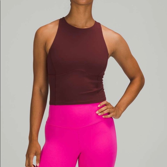 lululemon athletica Tops - Lululemon Key to Balance Tank - Red Merlot